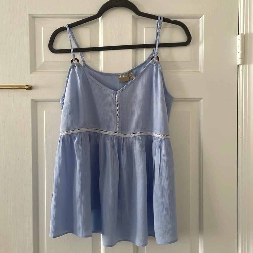 ASOS Baby Blue Babydoll Top